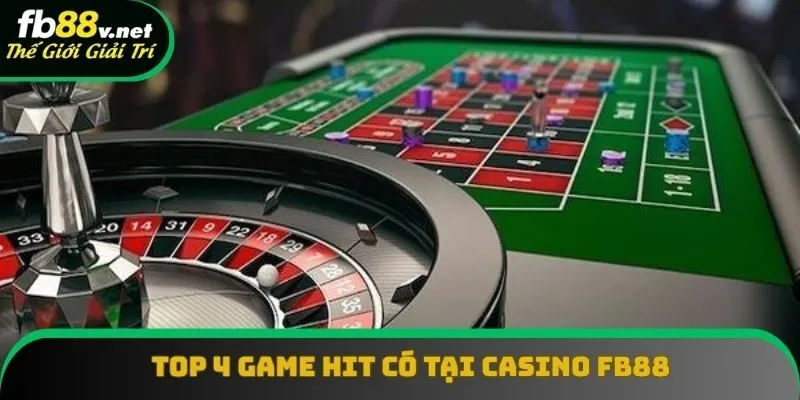 Top 4 game hot hit có tại sảnh casino FB88 Top 4 game hot hit có tại sảnh casino FB88